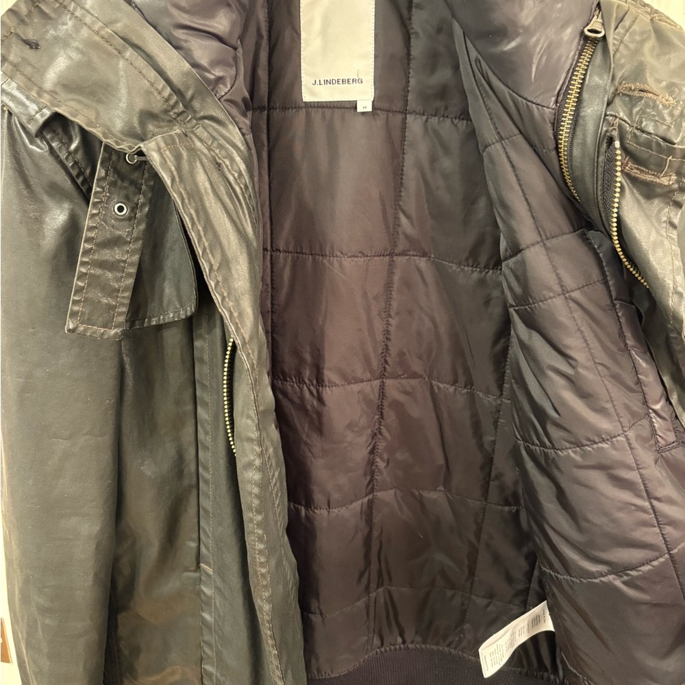 J Lindeberg Cotton Trench Coat + Removable Gilet